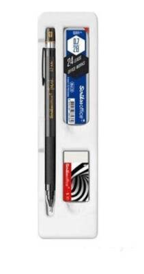 Scrikss Track 07Mm Versatil Altınsarı Silgi + Min Set - 1