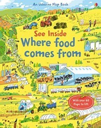See Inside Where Food Comes From - Usborne