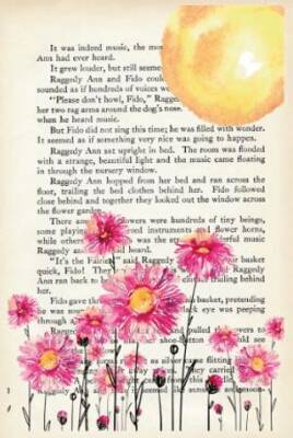 Şeffaf Ayraç 8 - Pembe Çiçek - 1