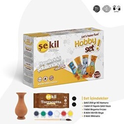 Şekil Seramik Obje Hobi Boyama Seti - Şekil Kil