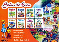 Selen ile Eren Çocuk Şarkıları Kitabı CD`si - Abc Yayın Grubu