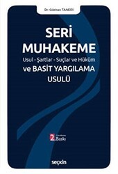 Seri Muhakeme Usul - Şartlar - Suçlar ve Hüküm ve Basit Yargılama Usulü - Seçkin Yayıncılık
