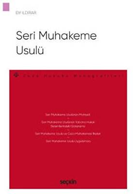 Seri Muhakeme Usulü - 1