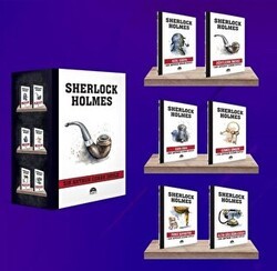 Sherlock Holmes - Pipo 6 Kitap Kutulu Set - Martı Yayınları
