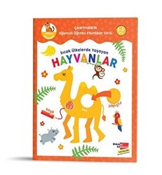 Sıcak Ülkelerde Yaşayan Hayvanlar - Çıkartmalarla Eğlenceli Öğretici Etkinlikler Serisi - Dikkat Atölyesi Yayınları
