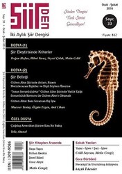 Şiirden İki Aylık Şiir Dergisi Sayı: 33 Ocak-Şubat 2016 - Şiirden Yayıncılık