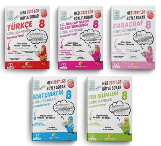 Sinan Kuzucu LGS MEB Böyle Sorar Soru Bankası Seti - 1