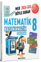 Sinan Kuzucu Yayınları LGS 8. Sınıf Matematik Kazanım Matik Soru Bankası - Sinan Kuzucu Yayınları