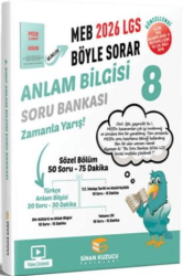 2026 8. Sınıf LGS Anlam Bilgisi MEB Böyle Sorar Soru Bankası - Sinan Kuzucu Yayınları