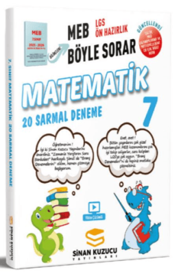 Sinan Kuzucu Yayınları 7. Sınıf Matematik 20 Sarmal Deneme - 1