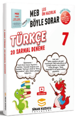Sinan Kuzucu Yayınları 7. Sınıf Türkçe 20 Sarmal Deneme - 1