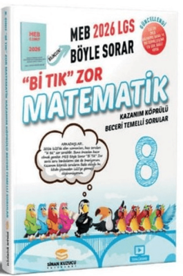 Sinan Kuzucu Yayınları 8. Sınıf Bi Tık Zor Matematik Soru Bankası - 1