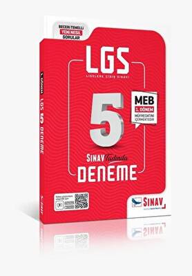 Sınav Yayınları Sınav 8. Sınıf 1.Dönem 5 Deneme - 1