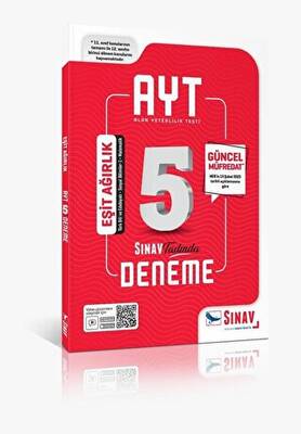 Sınav Yayınları Sınav AYT Eşit Ağırlık 5 Deneme - 1