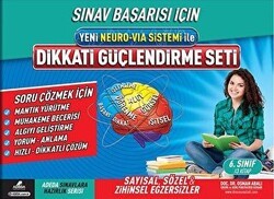 Sınav Başarısı İçin Yeni Neuro-Via Sistemi İle Dikkati Güçlendirme Seti 6. Sınıf 3 Kitap Takım - Adeda Yayınları