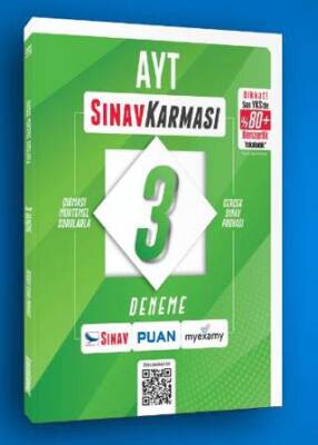 Sınav Yayınları Sınav Karması AYT 3 Deneme - 1