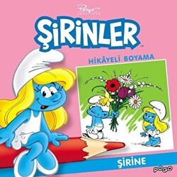 Şirine Hikayeli Boyama - Şirinler - Pogo Çocuk