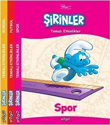 Şirinler Temalı Aktiviteler Seti 3 Kitap Takım - Pogo Çocuk