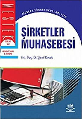 Şirketler Muhasebesi Şeref Kavak - 1