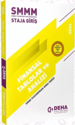 SMMM Staja Giriş Finansal Tablolar ve Analizi - 1