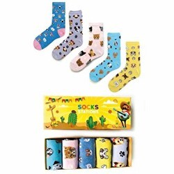 Socks Stations 5li Puppies Renkli Çorap Kutusu - Socks Stations