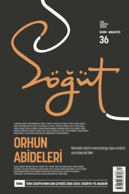 Söğüt - Türk Edebiyatı Dergisi Sayı 36 - Kasım - Aralık 2025 - 1