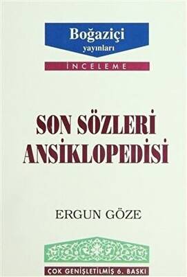 Son Sözleri Ansiklopedisi - 1