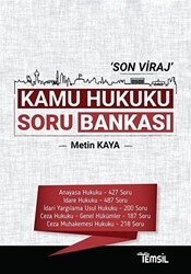 Temsil Kitap Son Viraj Kamu Hukuku Soru Bankası - Temsil Kitap