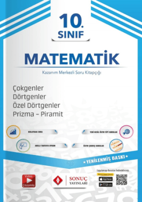 Sonuç Yayınları 10. Sınıf Çokgenler - Dörtgenler - Özel Dörtgenler - Prizma Piramit - 1