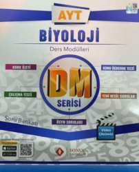 Sonuç Yayınları 2024 - 2025 DM Serisi AYT Biyoloji Soru Bankası - 1