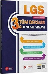 Sonuç Yayınları 8. Sınıf LGS Tüm Dersler 1. Dönem 3 Deneme - 1