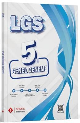 Sonuç Yayınları LGS Tüm Dersler 5`li Genel Deneme - 1