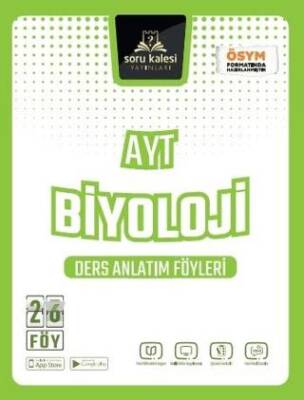 Soru Kalesi Yayınları AYT Biyoloji Ders Anlatım Föyleri - 1