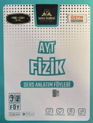 Soru Kalesi Yayınları AYT Fizik Ders Anlatım Föyleri - 1