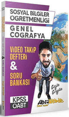 HocaWebde Yayınları Sosyal Bilgiler Öğretmenliği Genel Coğrafya Video Takip Defteri ve Soru Bankası