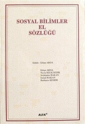 Sosyal Bilimler El Sözlüğü Ciltsiz - Alfa Aktüel Yayınları
