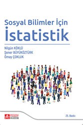 Sosyal Bilimler İçin İstatistik - Pegem Akademi Yayıncılık