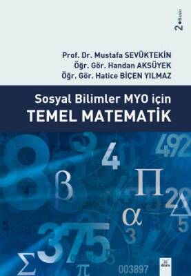 Sosyal Bilimler MYO İçin Temel Matematik - 1