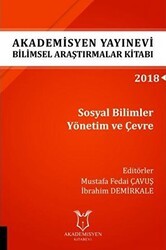 Sosyal Bilimler Yönetim ve Çevre AYBAK 2018 Eylül - Akademisyen Kitabevi
