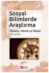 Sosyal Bilimlerde Araştırma - Pegem Akademi Yayıncılık
