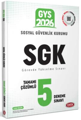 Sosyal Güvenlik Kurumu SGK GYS Tamamı Çözümlü 5 Deneme Sınavı - 1