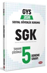 Sosyal Güvenlik Kurumu SGK GYS Tamamı Çözümlü 5 Deneme Sınavı - Data Yayınları
