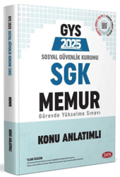 Sosyal Güvenlik Kurumu SGK Memur GYS Konu Anlatımlı - Data Yayınları