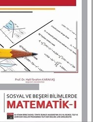 Sosyal ve Beşeri Bilimlerde Matematik 1 - Akademi Consulting Training