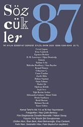 Sözcükler Dergisi Sayı: 87 Eylül - Ekim 2020 - Sözcükler Yayınları