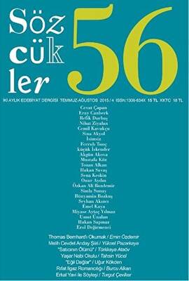 Sözcükler Dergisi Sayı: 56 Temmuz-Ağustos 2015 - 1