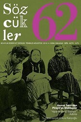 Sözcükler Dergisi Sayı: 62 Temmuz - Ağustos 2016 - Sözcükler Yayınları