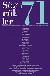 Sözcükler Dergisi Sayı: 71 Ocak - Şubat 2018 - Sözcükler Yayınları