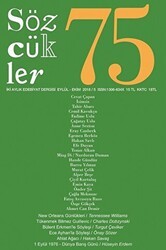 Sözcükler Dergisi Sayı: 75 Eylül - Ekim 2018 - Sözcükler Yayınları