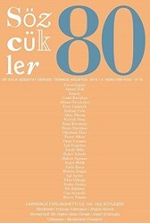 Sözcükler Dergisi Sayı: 80 Temmuz - Ağustos 2019 - Sözcükler Yayınları